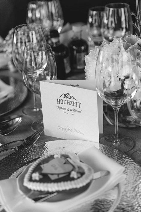 der Schwarzacher - Saalbach-Hinterglemm - Setup für Hochzeit